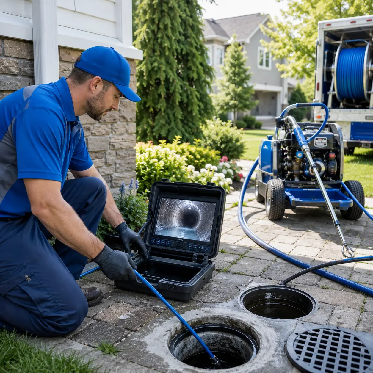 Outdoor drain cleaning professionals serving Kendall, NY